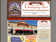 Tablet Screenshot of oldworldfoodmarket.com